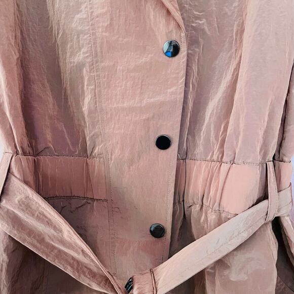 Varley Belle Boxy Playsuit Romper Clove Brown Shimmer Size Medium NEW - Picture 6 of 13